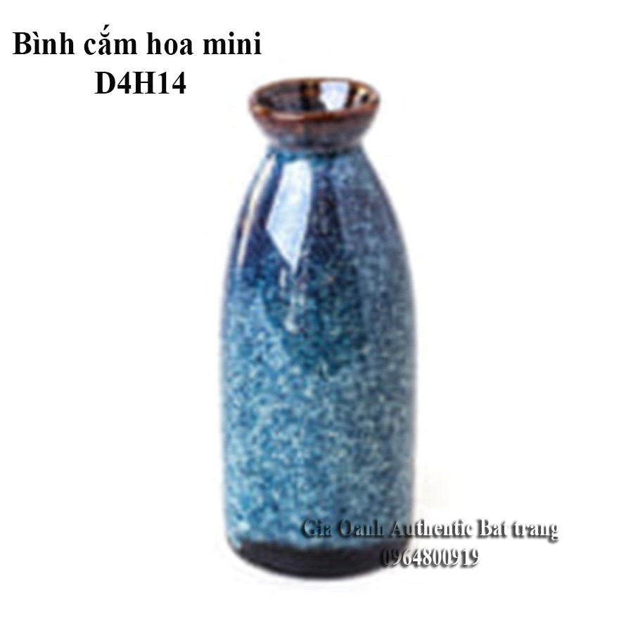 BÌNH CẮM HOA MINI ĐỂ BÀN NHỎ XINH - Cao 8-15cm. Men  xanh HỎA BIẾN CAO CẤP – Xưởng gốm sứ Gia Oanh Authentic Bát Tràng