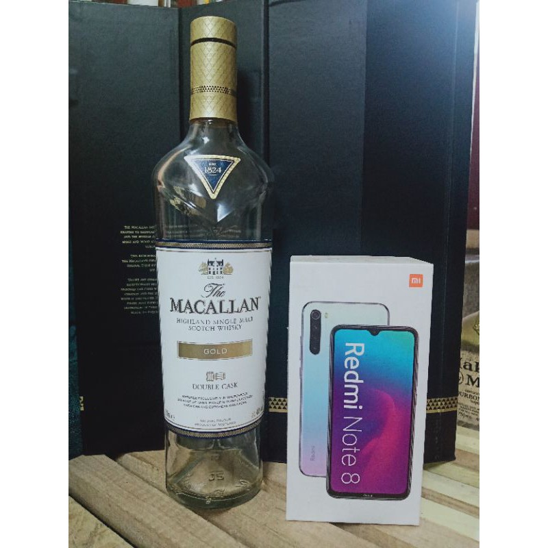 Vỏ chai Macallan Gold, Quest, Lumina full hộp thủy tinh hàng đẹp