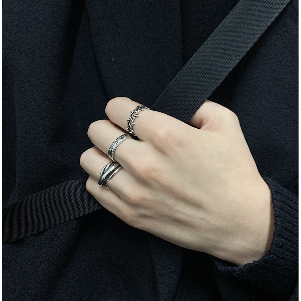 Nhẫn Thời Trang Phong Cách Hip Hop Cổ Điển Dành Cho Nam