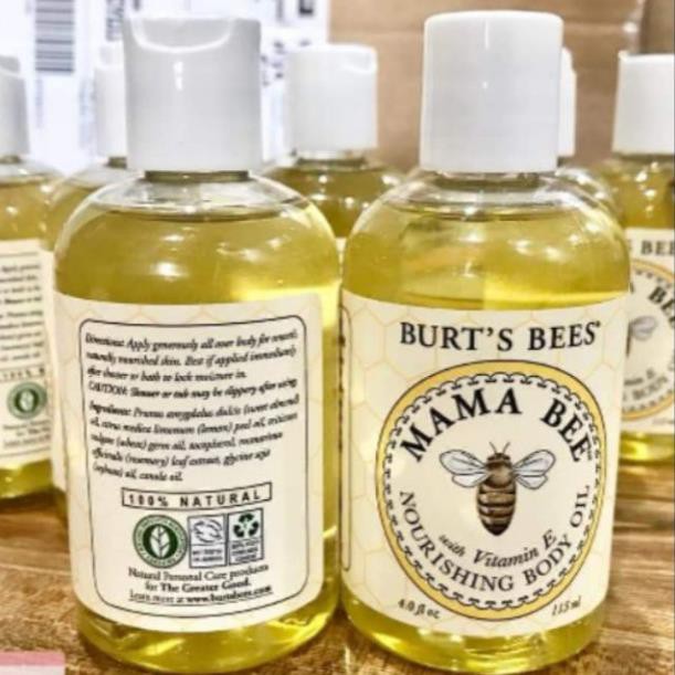 [Nhập Mỹ] Dầu massage Burt's Bees Mama Oil 118ml