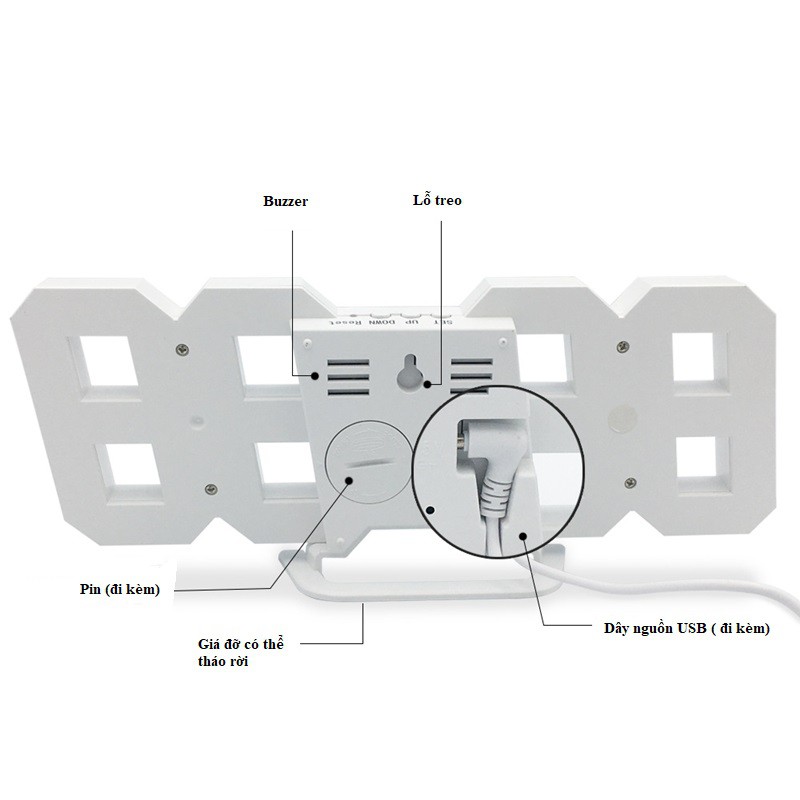 Đồng hồ CAILY LED hàng chuẩn xịn cao cấp hiện thị đa chức năng kiểu dáng hiện đại (ảnh thật, LED xịn)