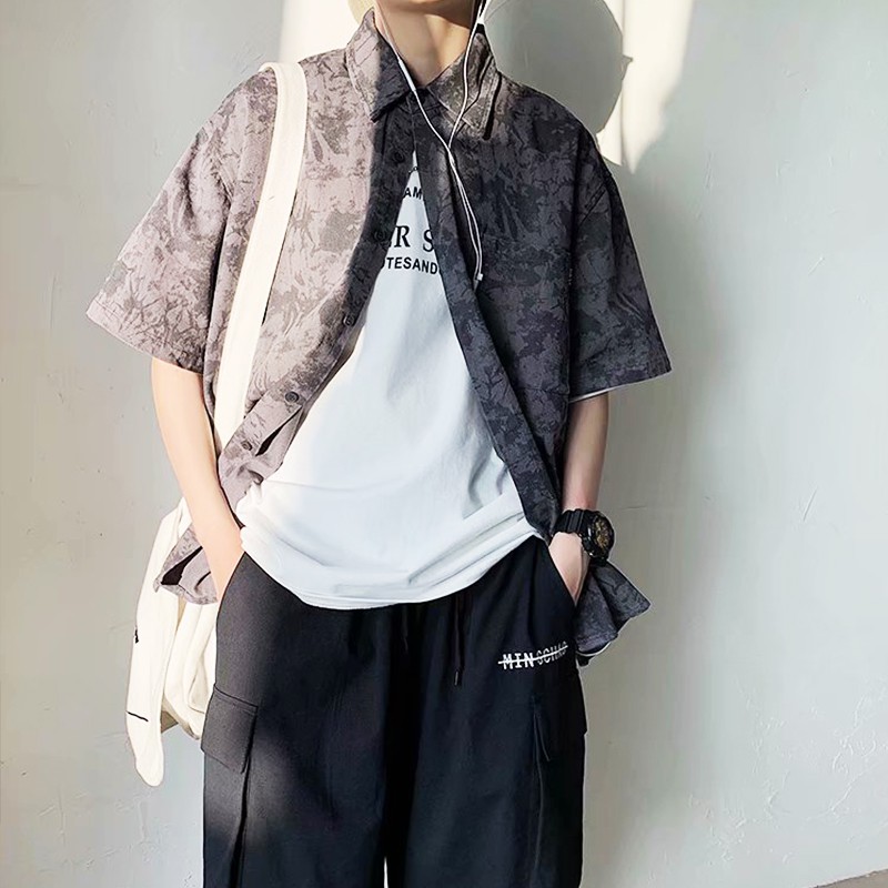 Áo thun ngắn tay phong cách thời trang dành cho nam | BigBuy360 - bigbuy360.vn