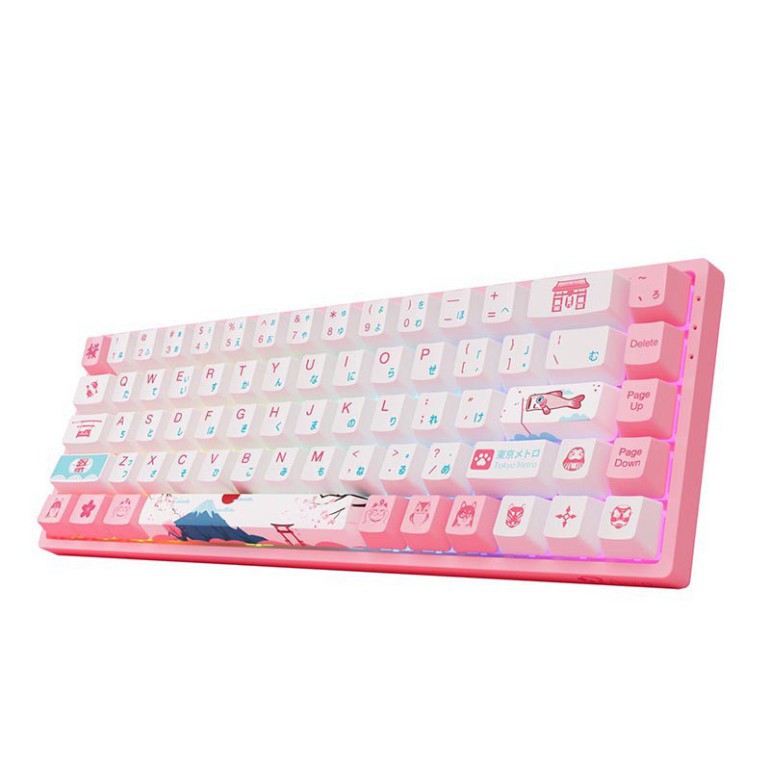 Bàn phím cơ AKKO 3068 v2 World Tour Tokyo R2 RGB – Bluetooth 5.0