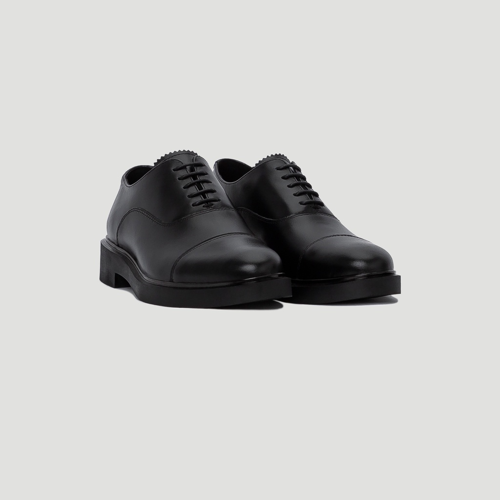 Giày Tây Nam THE BASIC WOLF OXFORD - BLACK