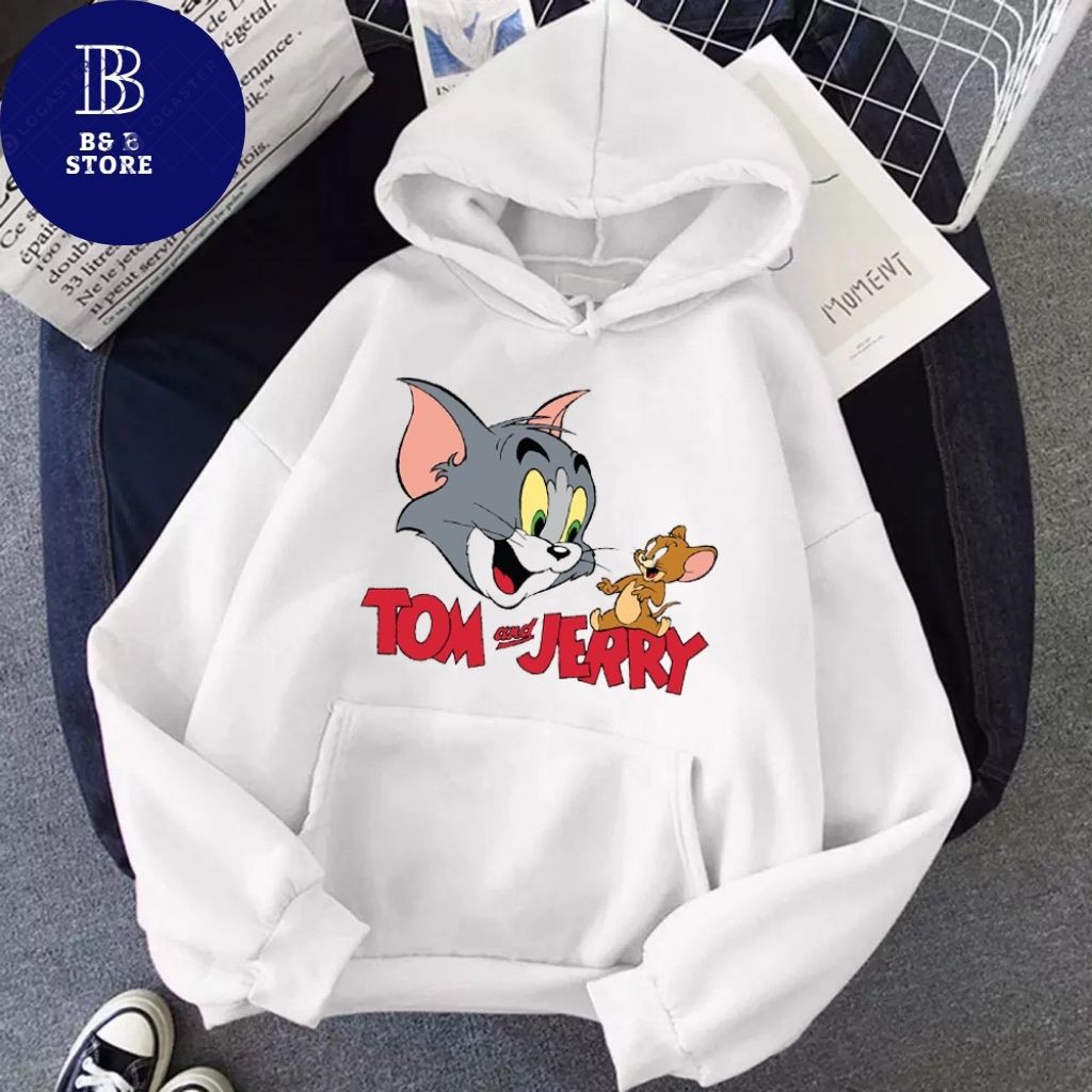 [ HOẠT HÌNH ] ÁO KHOÁC HOODIE NỈ UNISEX IN MÈO HOẠT HÌNH CỰC ĐẸP ÁO FORM NAM NỮ ĐỀU MẶC ĐƯỢC