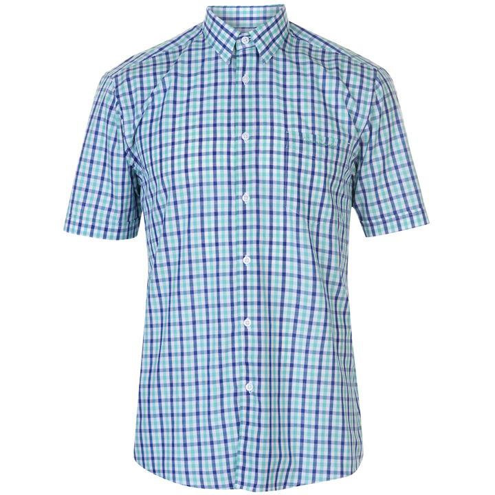 Sơ mi kẻ caro Pierre Cardin size S tương đương size M Việt Nam (auth)