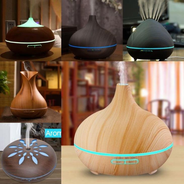 Máy phun sương tinh dầu , Máy xông tinh dầu 550ml - Hàng chính hãng, bh 12 tháng