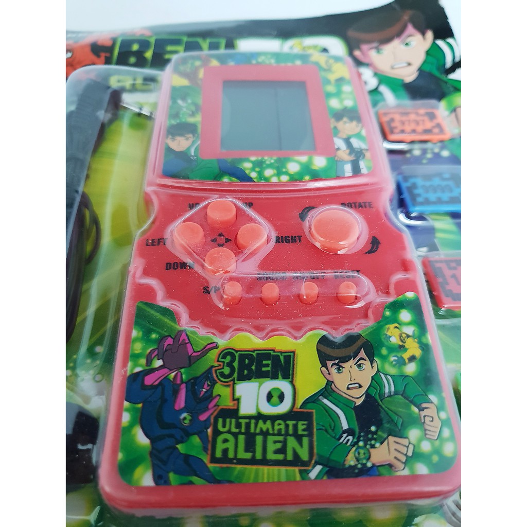 Máy chơi điện tử xếp hình kèm 4 thẻ + tai nghe