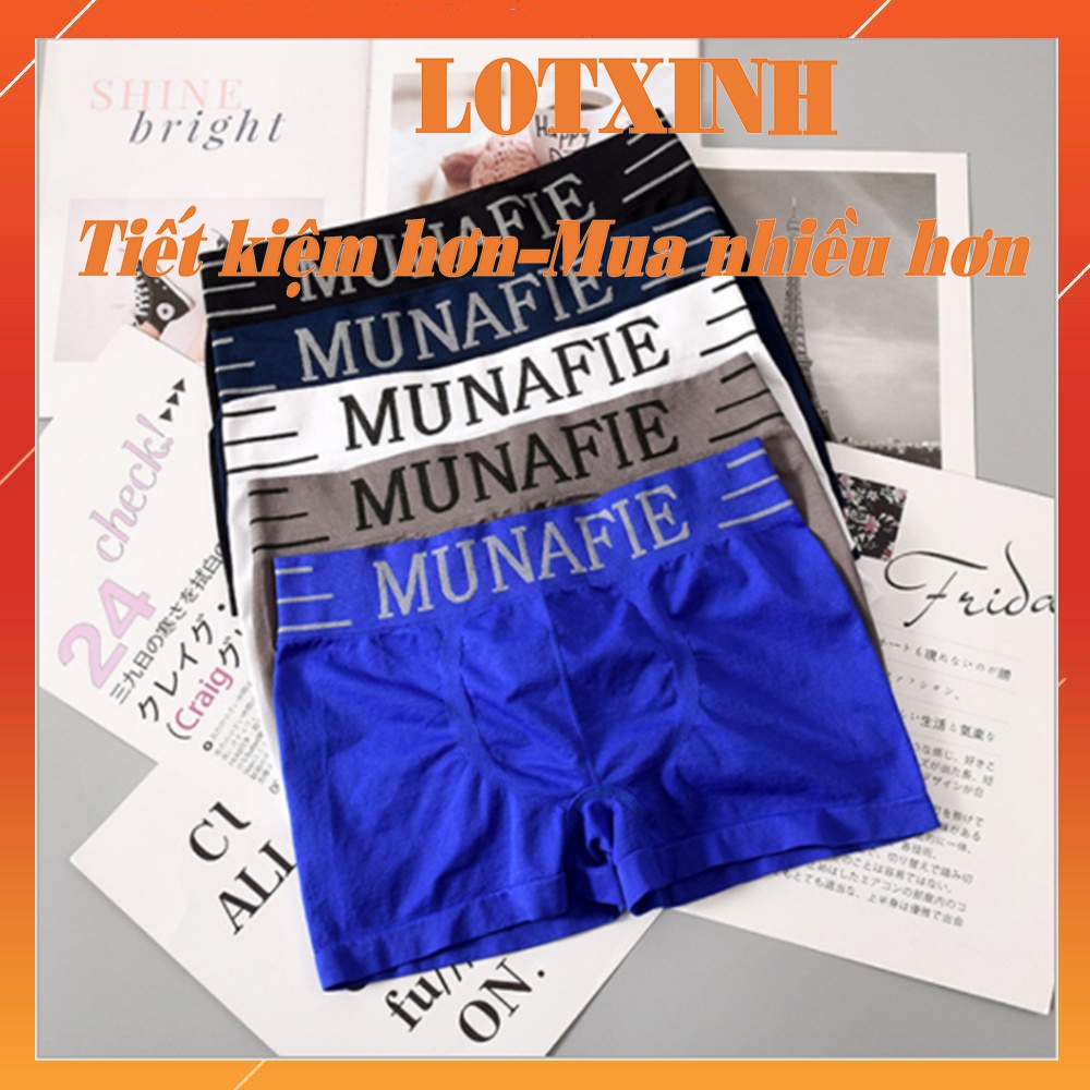 Combo 3 quần lót nam dáng Trunk kháng khuẩn cao cấp LOTNAM11