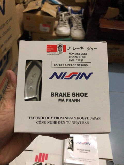 Bố thắng đùm sau Ab/Lead/Click/PCX/SH/Vision .....vvv zin hãng NIIN