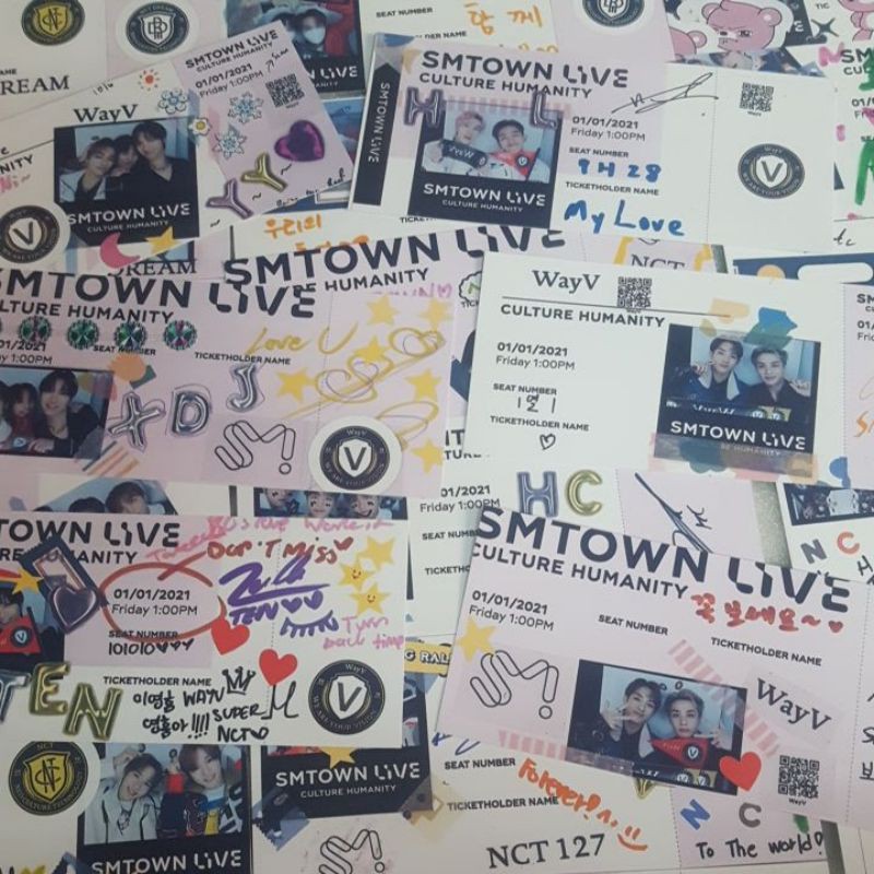 Set 24 ticket NCT SMTOWN LIVE Culture Humanity 01/01/21 | BigBuy360 - bigbuy360.vn