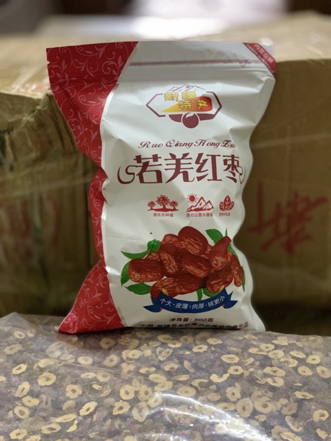 1Kg Táo Đỏ Cắt Lát Sấy Khô Tân Cương( Tặng 50gr Hoa Nhài Sấy khô)