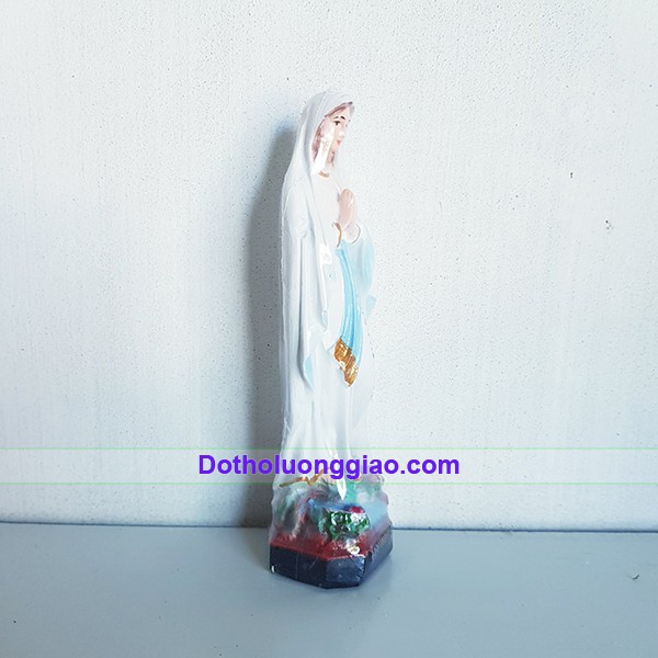 Tượng Đức Mẹ Lộ Đức cao 15cm