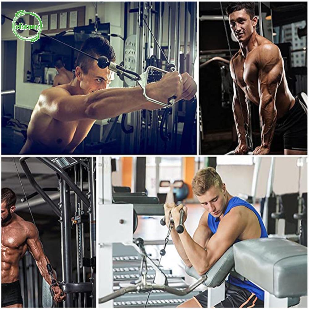 Dây Ròng Rọc Bằng Thép 5mm 1.5m/2.5m/3m Hỗ Trợ Luyện Tập Thể Hình