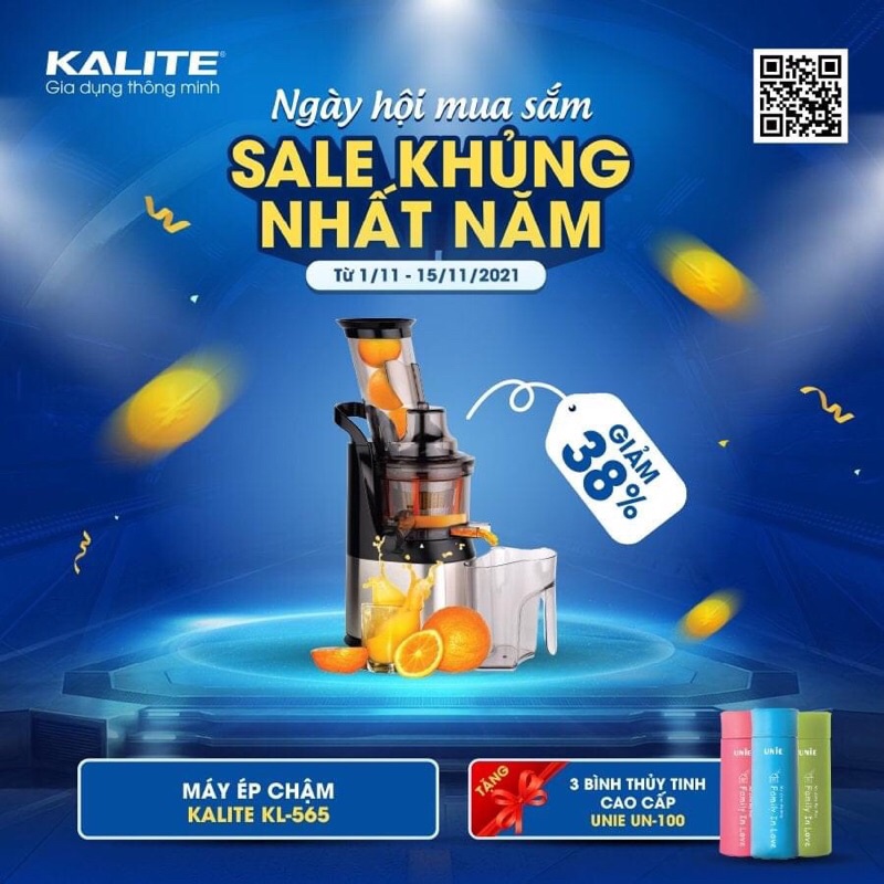 Máy Ép Chậm Kalite KL565