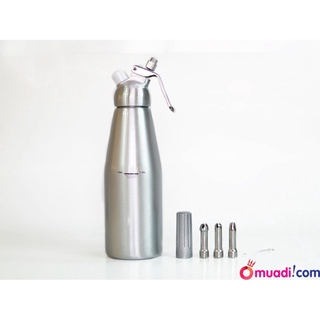 Bình xịt kem tươi mosa inox 1l - hàng nhập khẩu