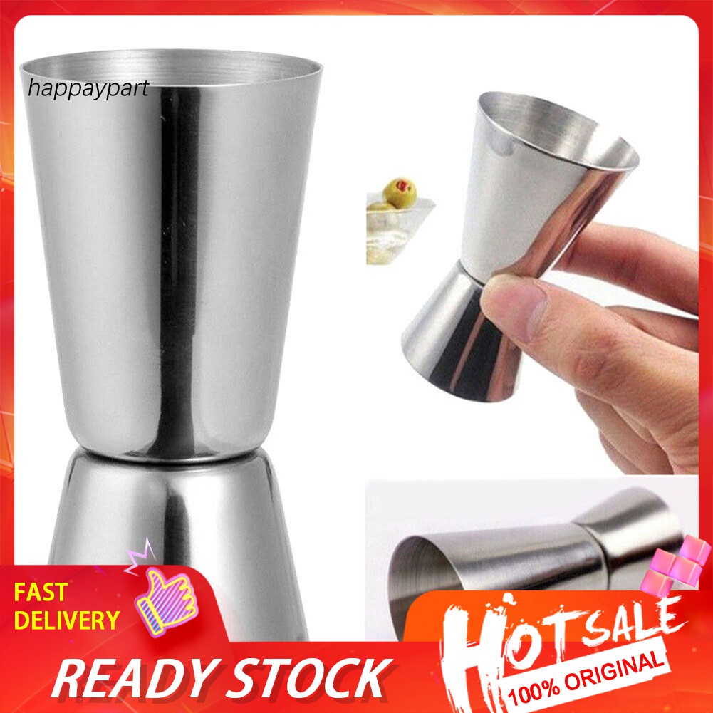 Cốc Đo Lường Cocktail 15 / 30ml Bằng Thép Không Gỉ