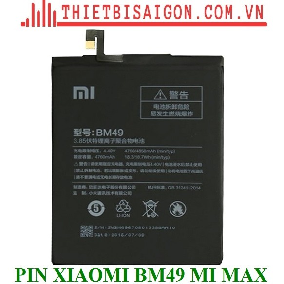 PIN XIAOMI BM49 MI MAX