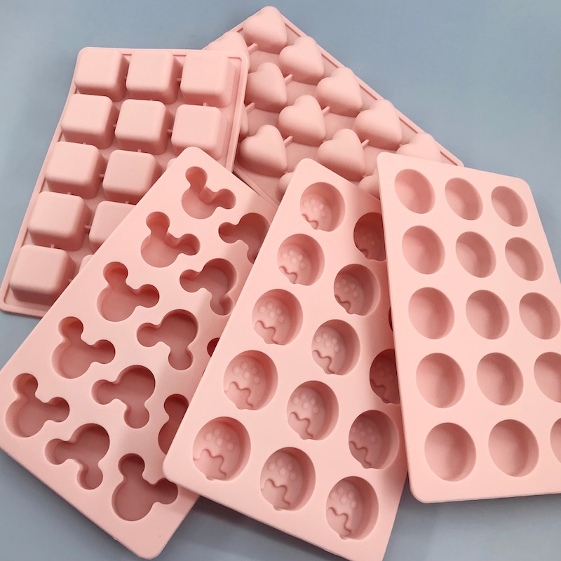 Khuôn Silicone Làm Bánh Donut / Kem / Xà Phòng Hình Bán Cầu DIY