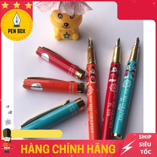 Bút Mài Graphy PL039, Bút Máy Chính Hãng, Ngòi Cá Sấu Nét Thanh Đậm và Êm Trơn, Bút Luyện Chữ Đẹp PenBox
