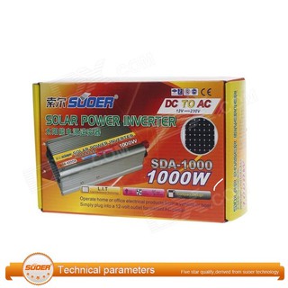 Máy kích điện từ 12V lên 220V Suoer SDA 1000w , 12V-1000VA