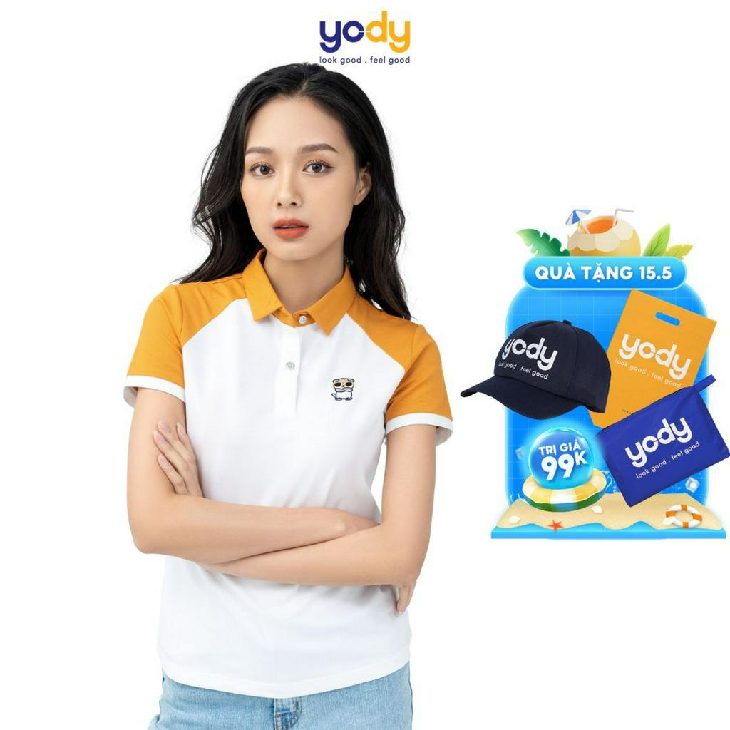 Áo polo YODY nữ Airymax vải mềm mại, thông thoáng siêu nhẹ thời trang nữ công sở APN5422