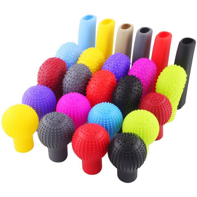 Universal Silicone Gear Shift Knob Cover Car Gear Cover Manual Gear Hanging Gear Lever Cover Gear Handbrake Sleeve Gear Controller Protective Cover xQGW