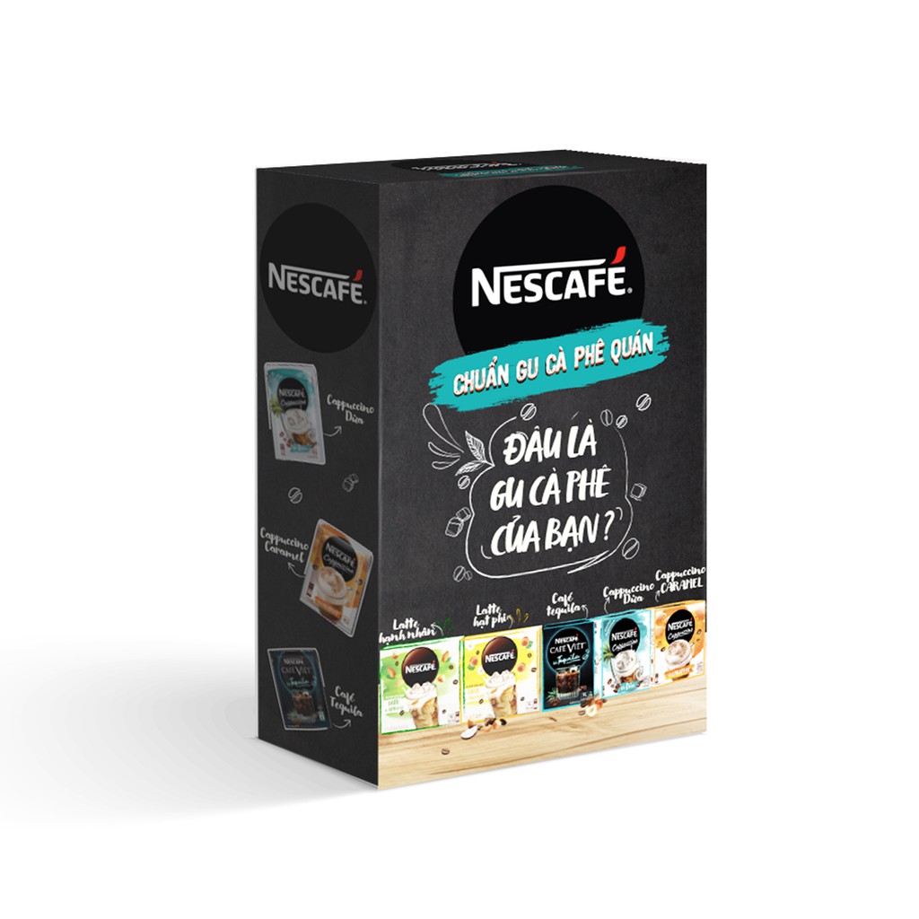 [HC Gift] Hộp mẫu thử NESCAFÉ Barista Range (Dòng sản phẩm Chuẩn gu cà phê quán) | BigBuy360 - bigbuy360.vn