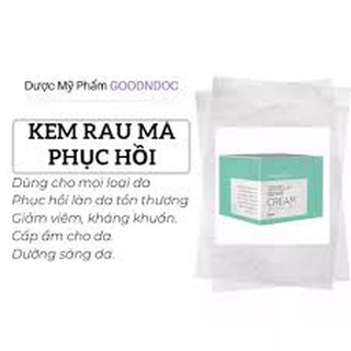 [CHÍNH HÃNG- DƯỢC MỸ PHẨM] Kem dưỡng PHỤC HỒI da RAU MÁ - GOODNDOC CENTELLA REPAIR CREAM 50ml