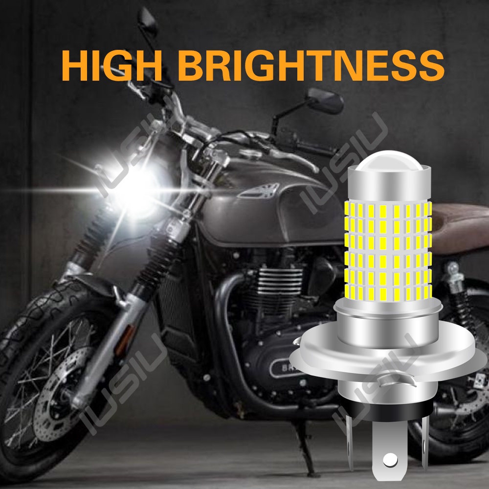 Đèn Pha Led Sương Mù Chạy Ban Ngày H4 P15D BA20D Dành Cho Xe Mô Tô Xe Hơi