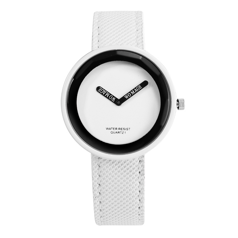 Đồng Hồ Quartz Với Dây Đeo Da