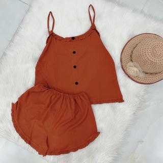 Set Bộ Kate lụa đùi 2 dây dưới 60kg