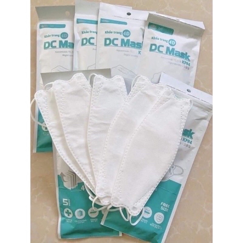 50 chiếc Khẩu Trang Y Tế 4D DC Mask kháng khuẩn