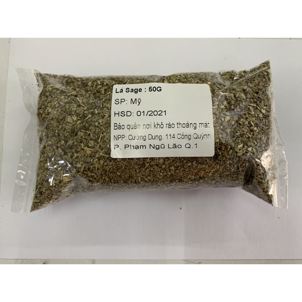 Lá Sage khô (xô thơm) 50gr