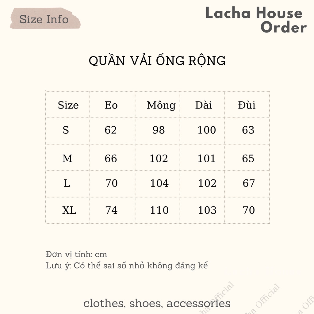 Quần Vải Ống Suông Cạp Cao Hàn Quốc
