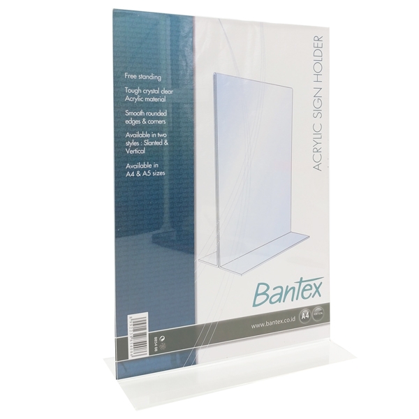 Bảng Nhựa Bantex Đứng Để Bàn A4 8854 08 - Bantex