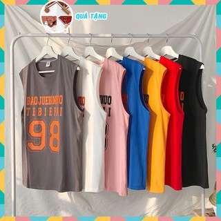 Áo tanktop nam nữ, áo ba lỗ unisex form rộng thể thao bóng rổ thời trang cao cấp freeship mã AT12