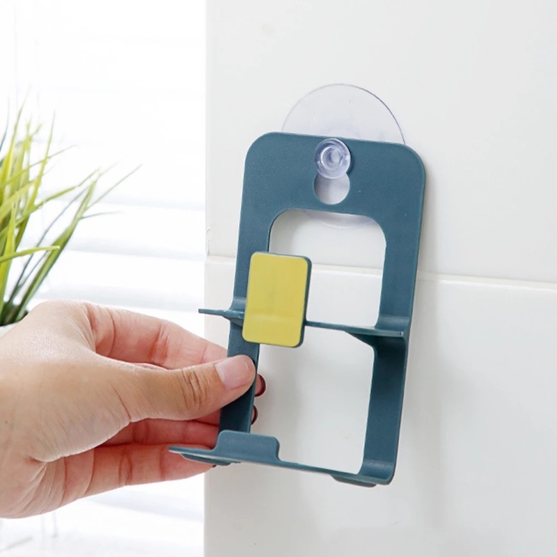 Giá Đỡ Để Xà Phòng Hai Tầng Có Giác Hút Gắn Tường Không Cần Khoan Dành Cho Nhà Bếp/Phòng Tắm