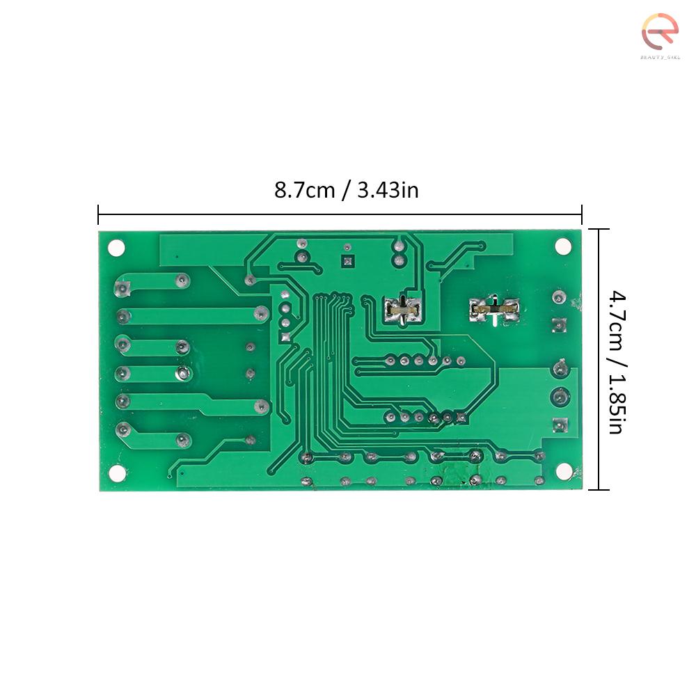 2 Channel Timer Delay Relay Module AC 220V LED Display 0.01s~999min Adjustable Pulse Trigger Power Off Circulation Timing Switch Circuit Automatic Control