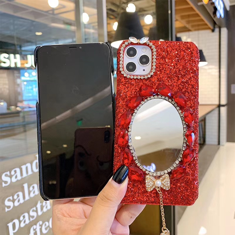 Ốp Điện Thoại Đính Đá Lấp Lánh Cho iphone 15 14 13 12 6 6s 7 8 plus x xs max xr 11 pro max 12