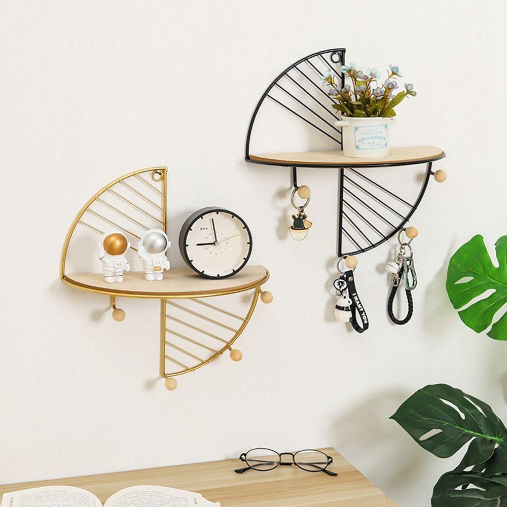 Kệ treo tường Bằng Gỗ Có Móc Để Đựng Đồ Tiện Dụng Và Bền