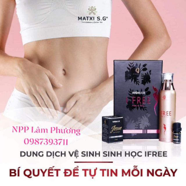 DUNG DỊCH VỆ SINH PHỤ NỮ IFREE + NƯỚC HOA VÙNG KÍN