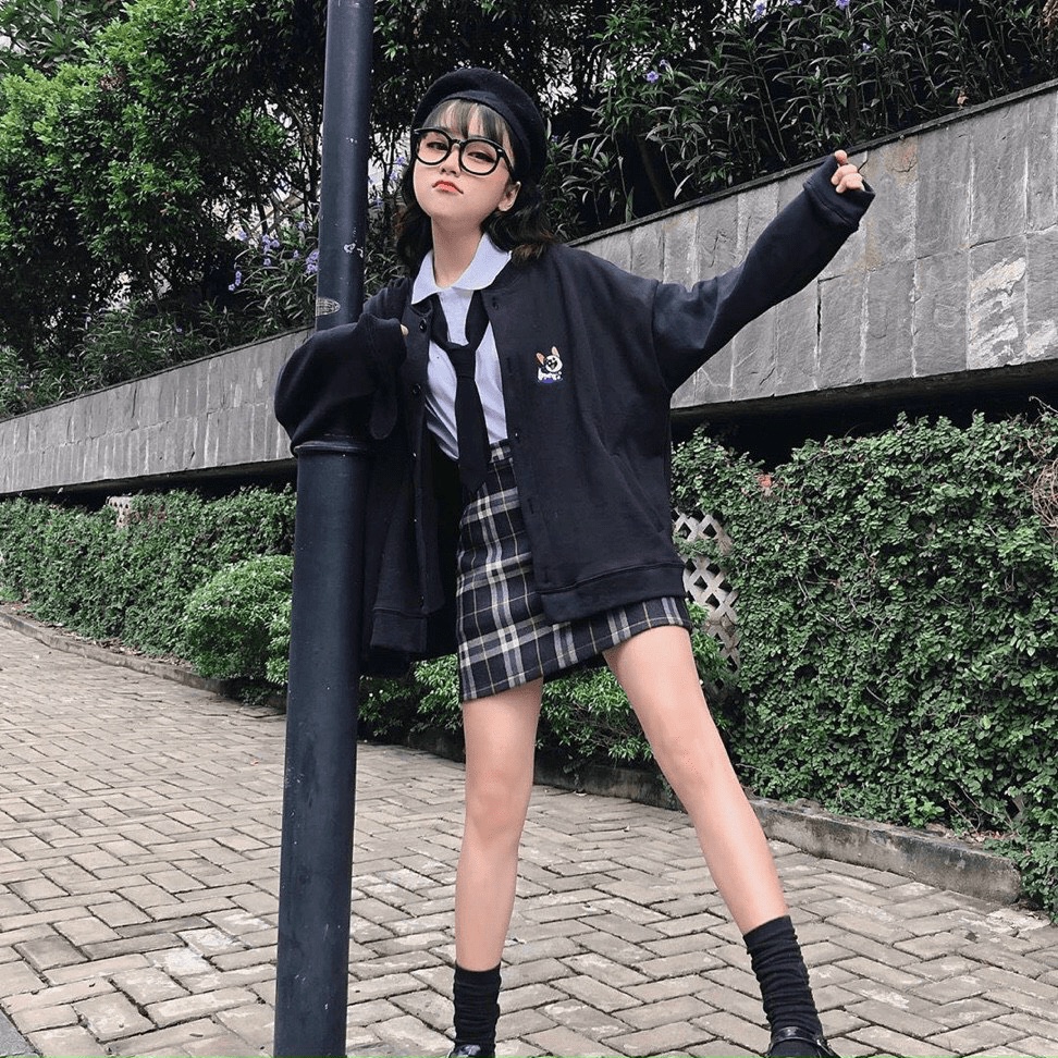 ÁO KHOÁC CARDIGAN Nam Nữ THUN NỈ FORM RỘNG IN CHÓ Bloomy Puppy TP[NewUnisex]