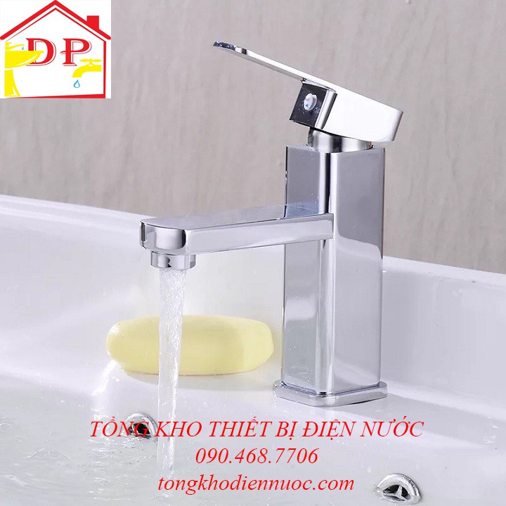 Full bộ sen tắm và vòi chậu rửa mặt Lavabo (vuông) tặng kèm bát sen tăng áp SNL902-SNL16