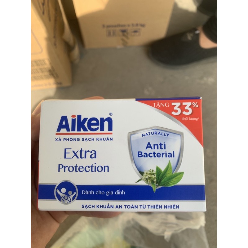 Xà bông cục sạch khuẩn Aiken 90g