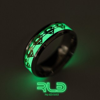 Nhẫn Titan Dạ Quang Phát Sáng