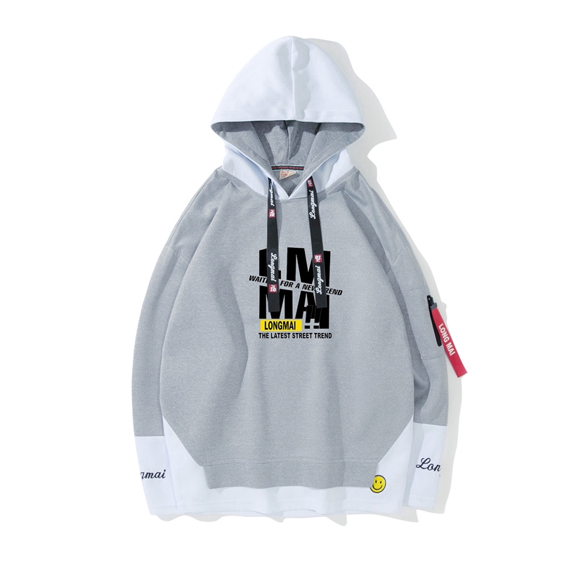 Áo hoodie phối màu phong cách thời trang dành cho nam