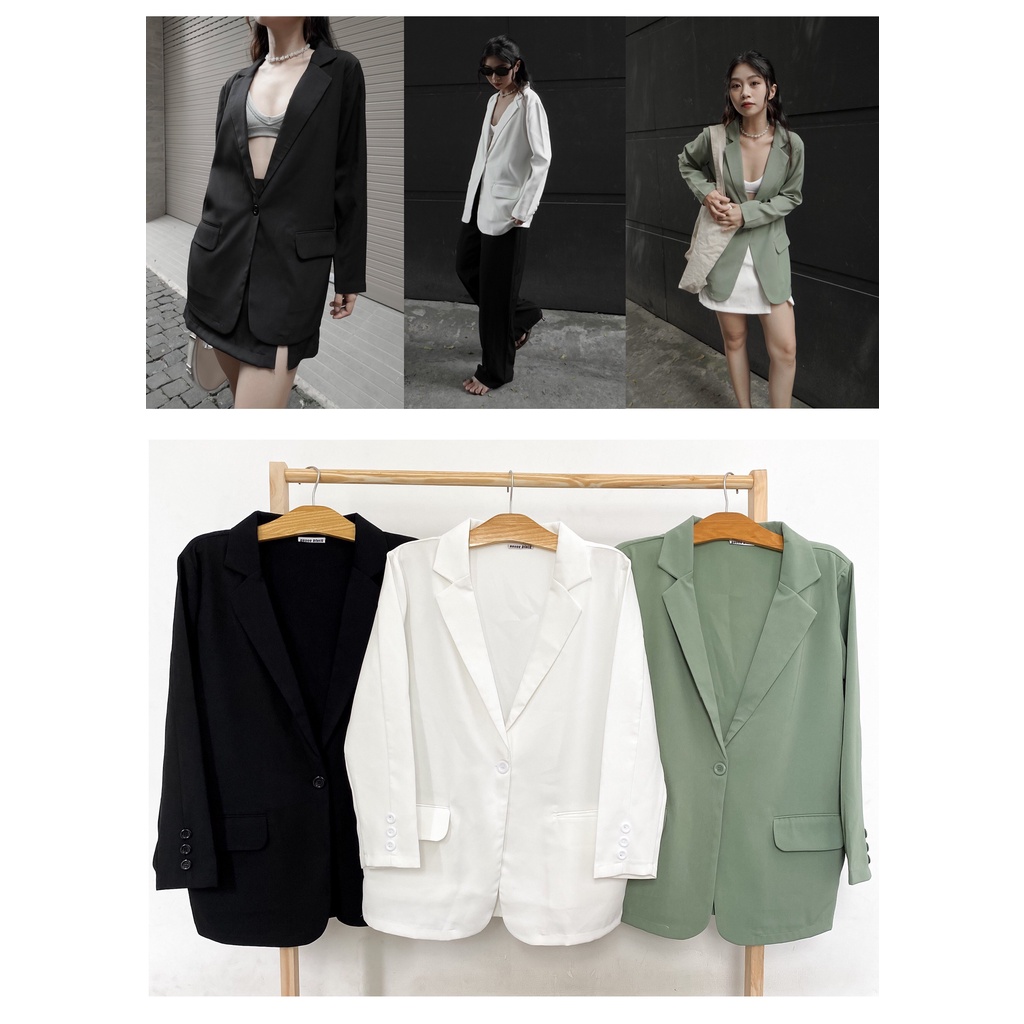 ÁO BLAZER TAY DÀI