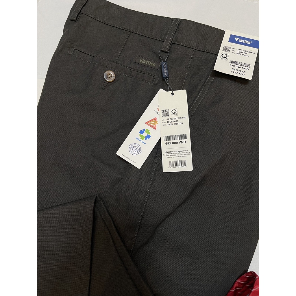 XẢ QUẦN LẺ SIZE - Quần kaki Việt Tiến có ly 7036 size 30