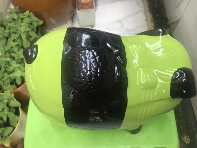 Heo đất Gấu Trúc Xanh Lá size L